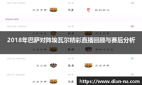2018年巴萨对阵埃瓦尔精彩直播回顾与赛后分析